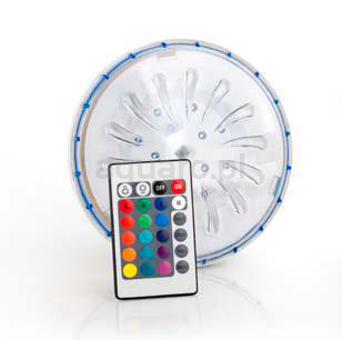 Lampa LED kolor z pilotem