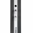 Prysznic solarny  Hybride Dada Straight aluminium z baterią do mycia stóp, antracyt,40 l - 2