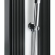 Prysznic solarny  Hybride Dada Straight aluminium z baterią do mycia stóp, antracyt,40 l - 4