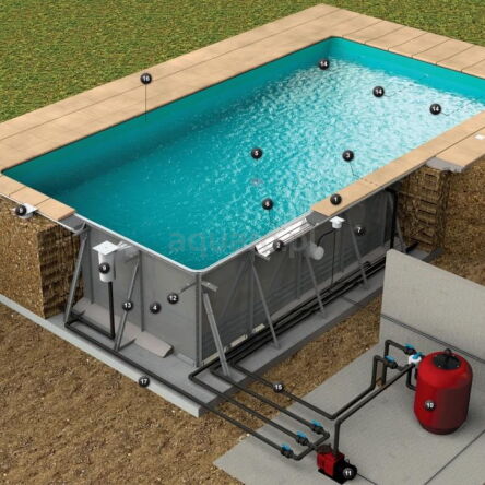 Basen panelowy Orion 6m x 3m x 1,4m