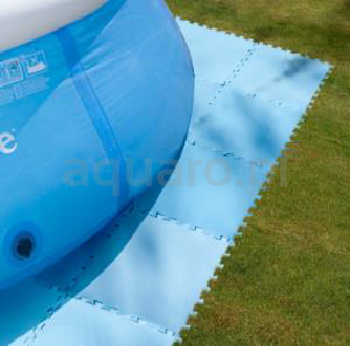 Podkład ochronny pod basen - niebieski 50 x 50 cm 