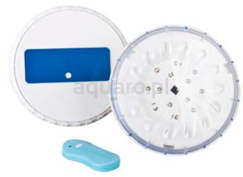 Lampy LED białe z pilotem